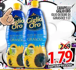 Il Genio Supermercato Carapelli giglio oro olio di semi di girasole offerta