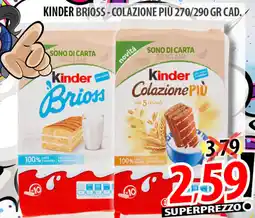 Il Genio Supermercato Kinder brioss-colazione più offerta