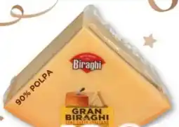 Vivo Supermercati Formaggio gran biraghi 90% polpa 1/8 s.v. offerta