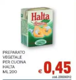 Vivo Supermercati Preparato vegetale per cucina HALTA offerta