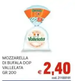 Vivo Supermercati Mozzarella di bufala dop VALLELATA offerta