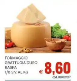 Vivo Supermercati Formaggio grattugia duro raspa 1/8 s.v. offerta