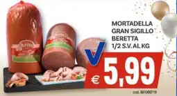 Vivo Supermercati Mortadella gran sigillo beretta 1/2 s.v. offerta