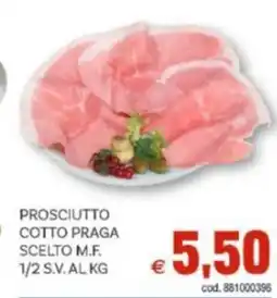 Vivo Supermercati Prosciutto cotto praga scelto m.f. 1/2 s.v. offerta