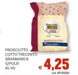 Vivo Supermercati Prosciutto cotto trecento granmarca s/polif. offerta