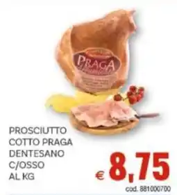 Vivo Supermercati Prosciutto cotto praga dentesano c/osso offerta