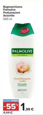Carrefour Bagnoschiuma Palmolive Profumazioni Assortite offerta