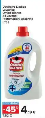 Carrefour Detersivo Liquido Lavatrice Omino Bianco offerta