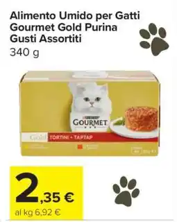 Carrefour Alimento Umido per Gatti Gourmet Gold Purina Gusti Assortiti offerta