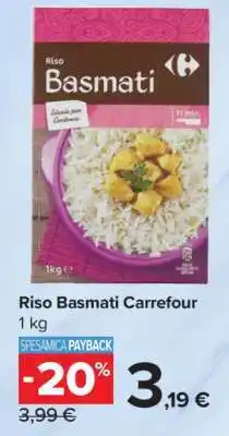 Carrefour Riso Basmati Carrefour offerta