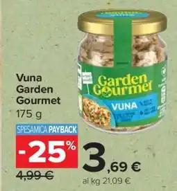 Carrefour Vuna Garden Gourmet offerta