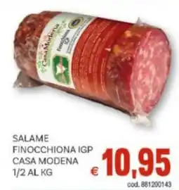 Vivo Supermercati Salame finocchiona igp casa modena 1/2 offerta