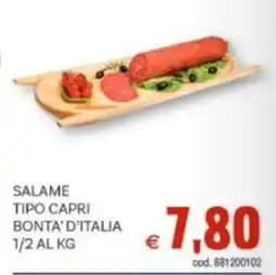 Vivo Supermercati Salame tipo capri bonta' d'italia 1/2 offerta