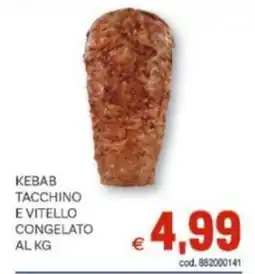 Vivo Supermercati Kebab tacchino e vitello congelato offerta
