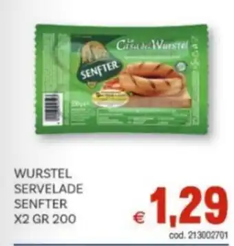 Vivo Supermercati Wurstel servelade SENFTER offerta