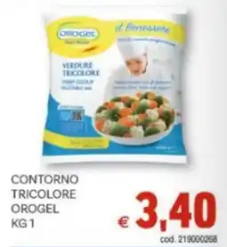 Vivo Supermercati Contorno tricolore OROGEL offerta