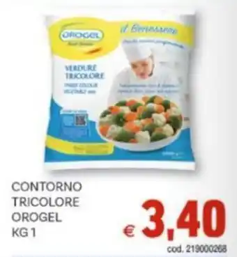 Vivo Supermercati Contorno tricolore OROGEL offerta