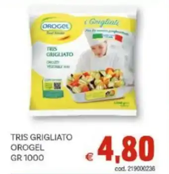 Vivo Supermercati Tris grigliato OROGEL offerta