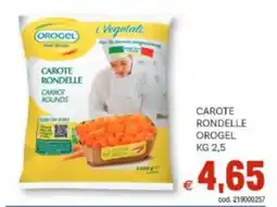 Vivo Supermercati Carote rondelle OROGEL offerta