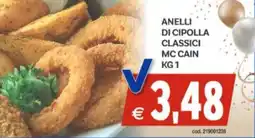 Vivo Supermercati Anelli di cipolla classici MC CAIN offerta