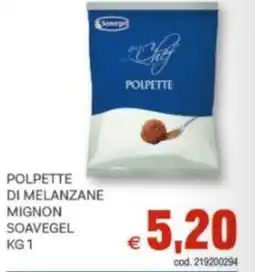 Vivo Supermercati Polpette di melanzane mignon SOAVEGEL offerta
