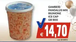 Vivo Supermercati Gamberi pandalus mix riunione ice cap offerta