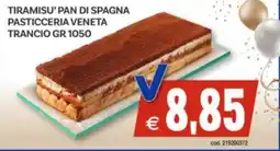 Vivo Supermercati Tiramisu' pan di spagna pasticceria veneta trancio offerta