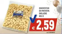 Vivo Supermercati Gnocchi di patata delizie offerta