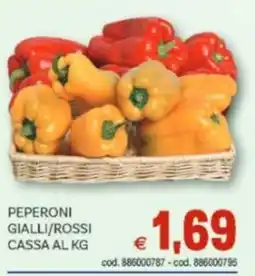 Vivo Supermercati Peperoni gialli/rossi cassa offerta