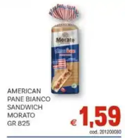 Vivo Supermercati American pane bianco sandwich MORATO offerta