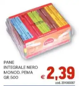Vivo Supermercati Pane integrale nero monod. PEMA offerta