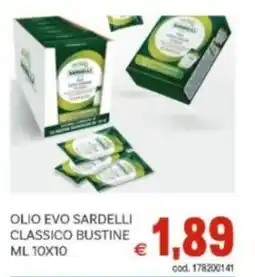 Vivo Supermercati Olio evo sardelli classico bustine offerta