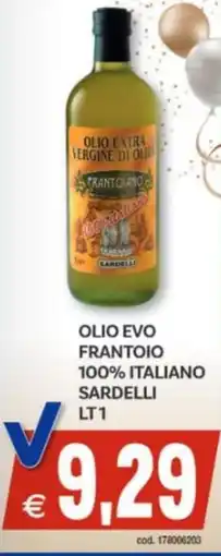 Vivo Supermercati Olio evo frantoio 100% italiano SARDELLI offerta