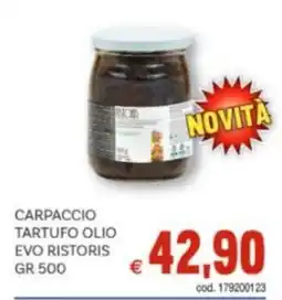 Vivo Supermercati Carpaccio tartufo olio evo RISTORIS offerta