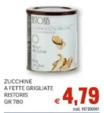Vivo Supermercati Zucchine a fette grigliate RISTORIS offerta