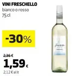 Coop VINI FRESCHELLO bianco o rosso offerta