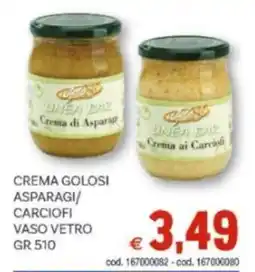 Vivo Supermercati Crema golosi asparagi/ carciofi vaso vetro offerta