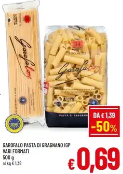 A&O Garofalo pasta di gragnano igp vari formati offerta