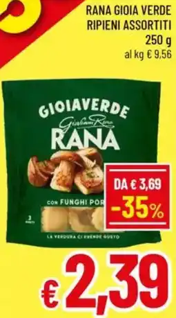 A&O Rana gioia verde ripieni assortiti offerta