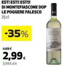 Coop Est! est!! est!!! di montefiascone dop le poggere FALESCO offerta