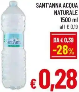 A&O Sant'anna acqua naturale offerta