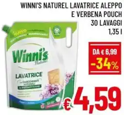 A&O Winni's naturel lavatrice aleppo e verbena pouch 30 lavaggi offerta