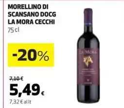 Coop Morellino di scansano docg LA MORA CECCHI offerta
