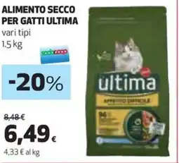 Coop Alimento secco per gatti ULTIMA vari tipi offerta