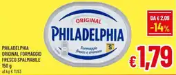 A&O Philadelphia original formaggio fresco spalmabile offerta