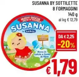 A&O Susanna by sottilette 8 formaggini offerta
