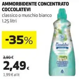 Coop Ammorbidente concentrato COCCOLATEVI classico o muschio bianco offerta