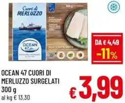 A&O Ocean 47 cuori di merluzzo surgelati offerta