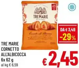 A&O Tre marie cornetto all'albicocca offerta