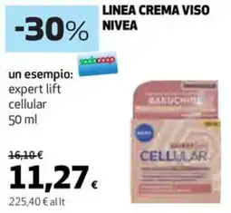 Coop Linea crema viso un esempio: expert lift cellular NIVEA offerta